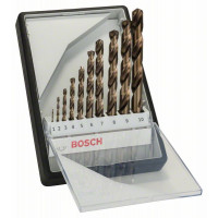 Комплект свредла BOSCH HSS-Co за метал 10 броя
